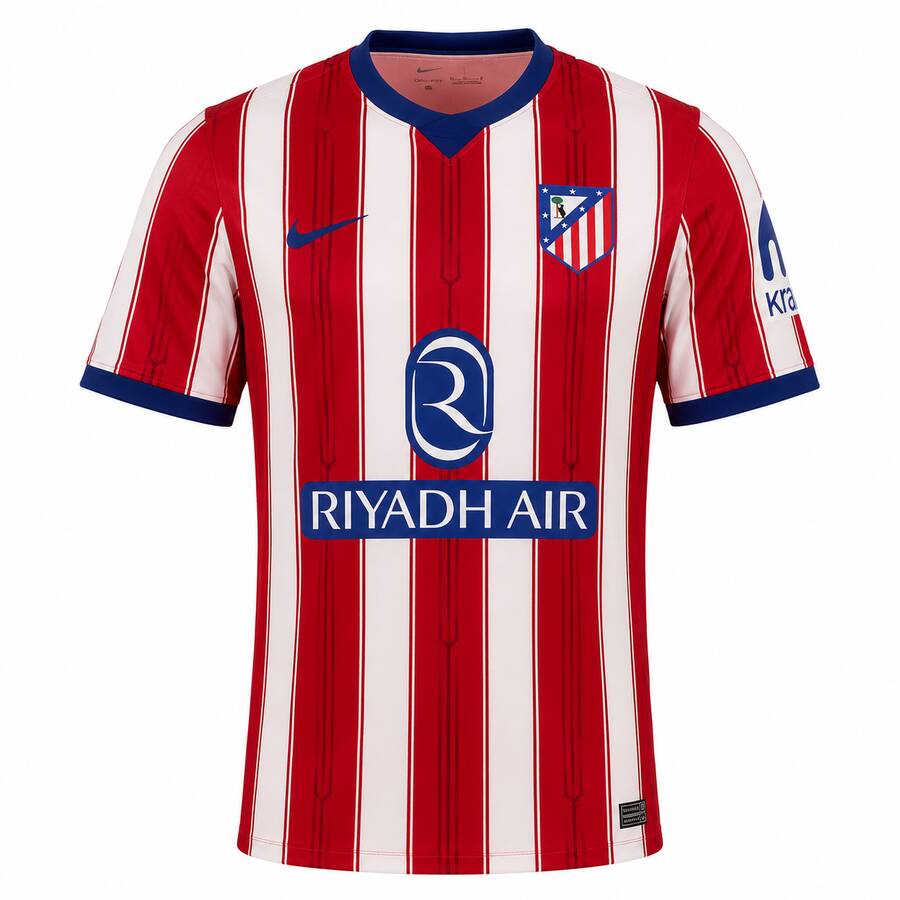 Atletico Madrid Home Football Shirt 26 27