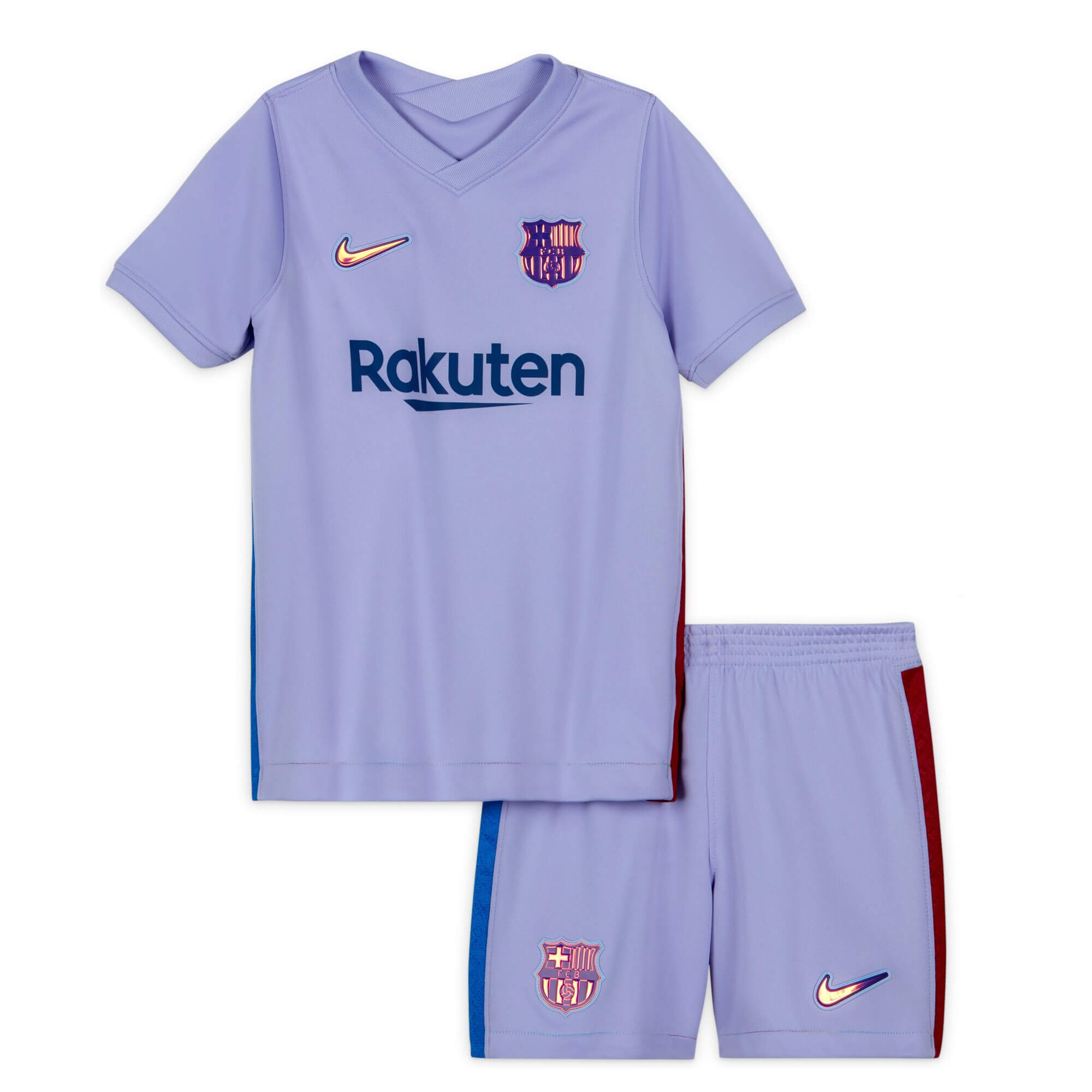 Barcelona Away Kids Football Kit 2122