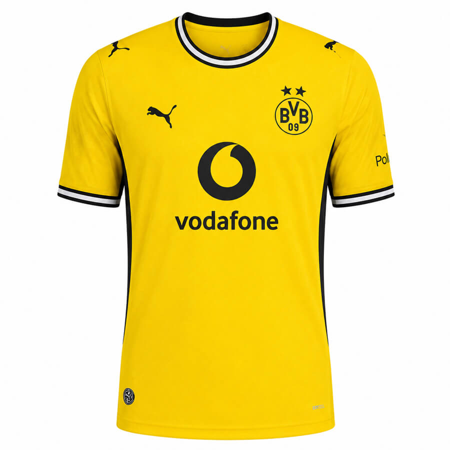 Borussia Dortmund Home Football Shirt 26 27