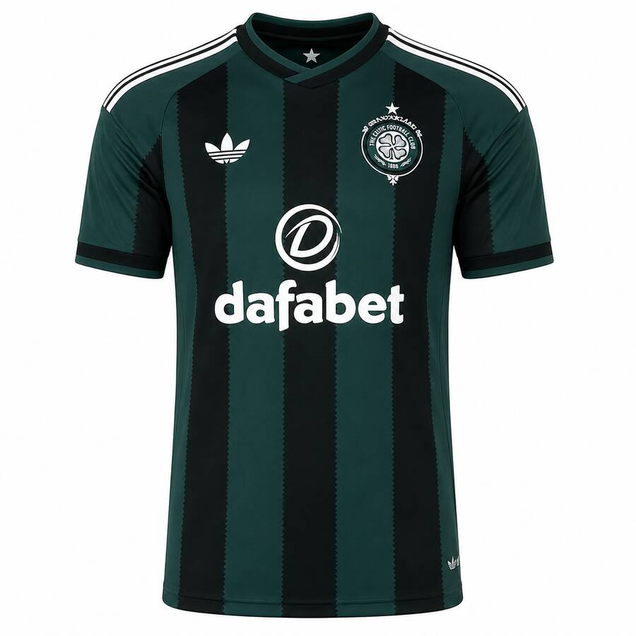 Celtic Away Football Shirt 26 27
