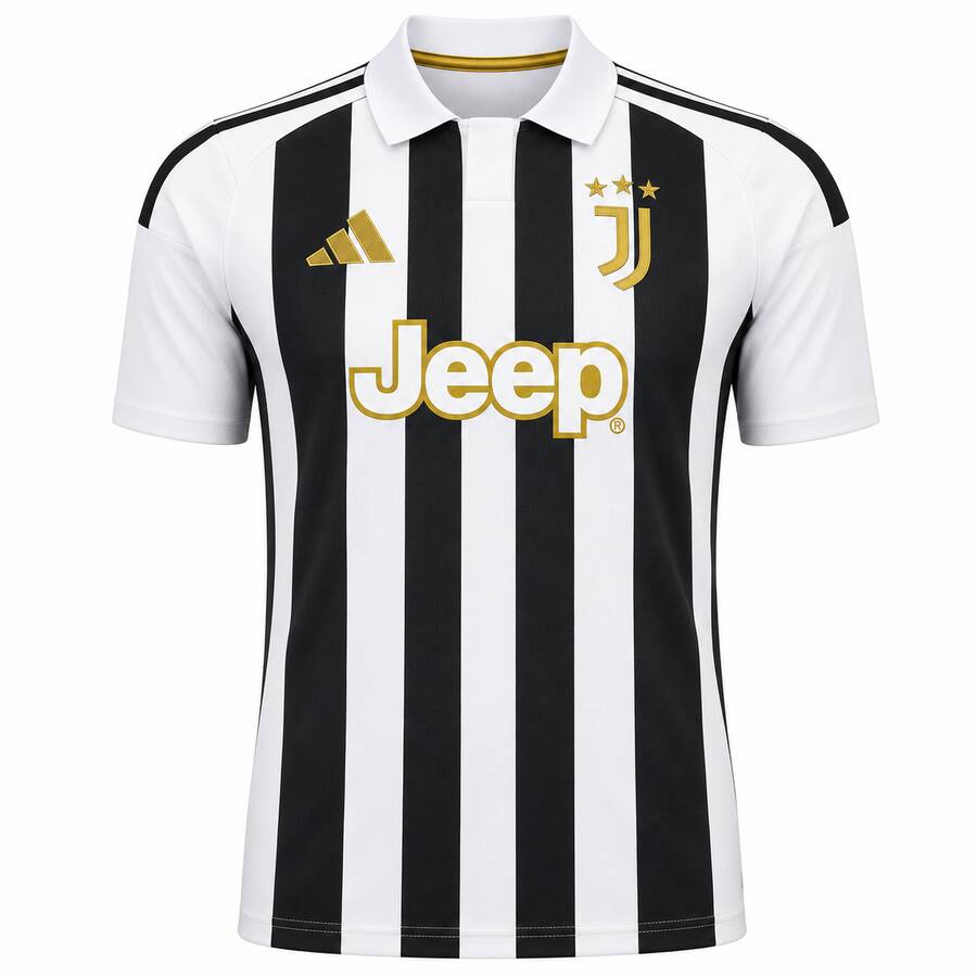 Juventus Home Football Shirt 26 27