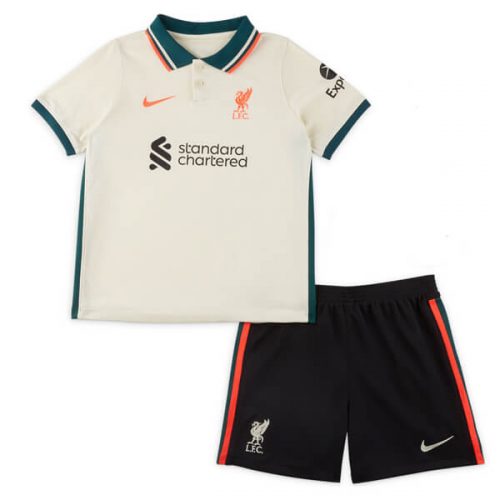 Liverpool Away Kids Football Kit 2122