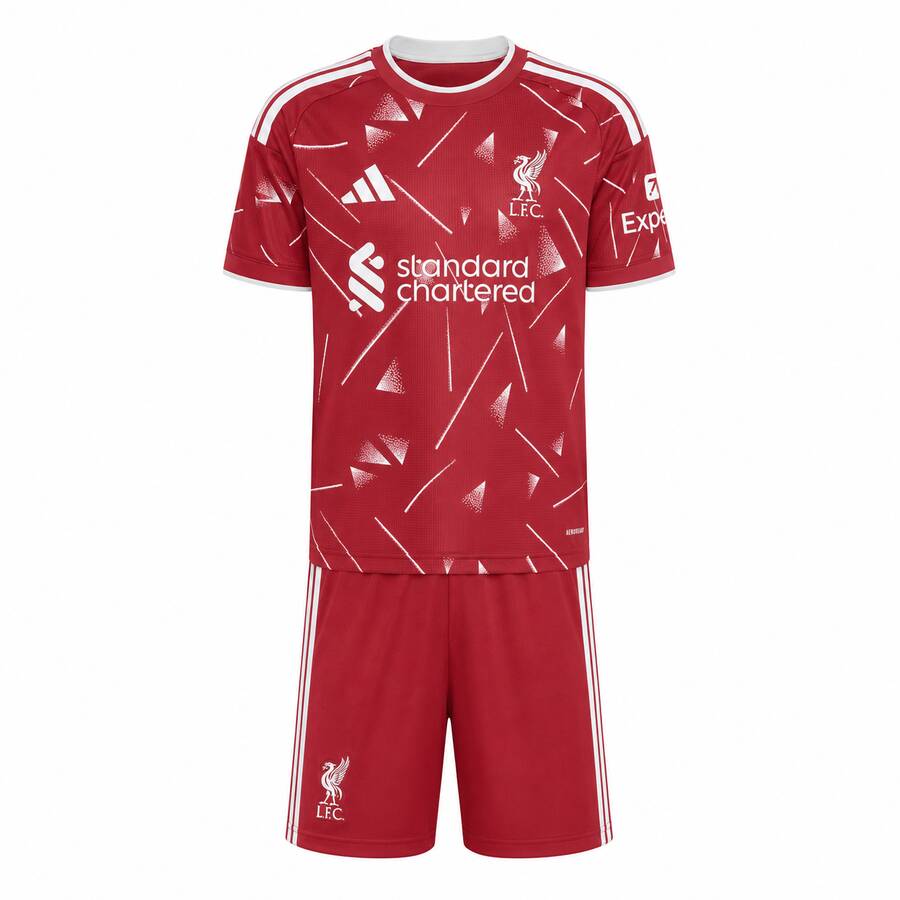 Liverpool Home Kids Football Kit 26 27
