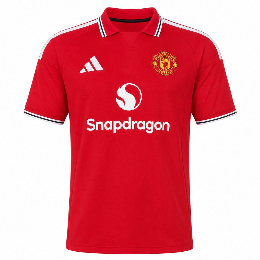 Manchester United Home Football Shirt 26 27