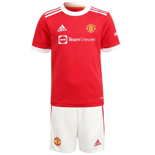 Manchester United Home Kids Football Kit 21 22