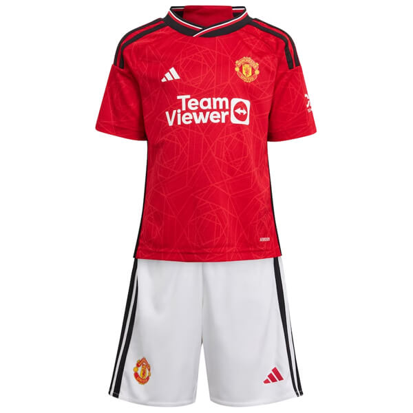 Manchester United Home Kids Football Kit 23 24