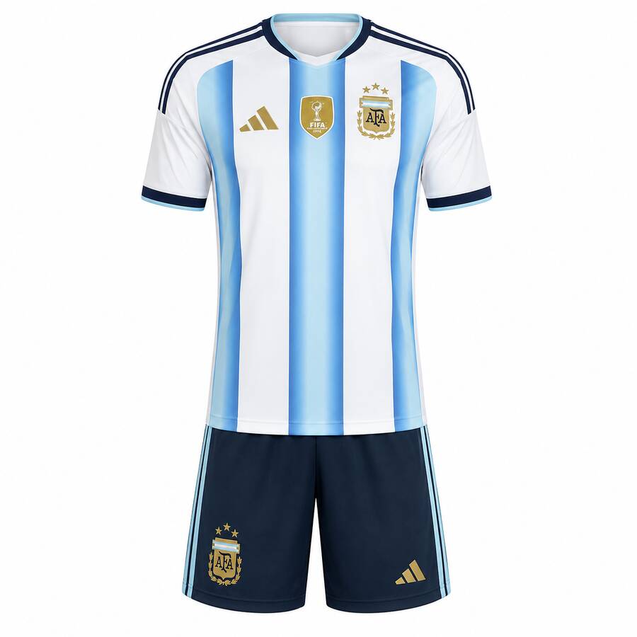 Argentina Home Kids Football Kit 2026