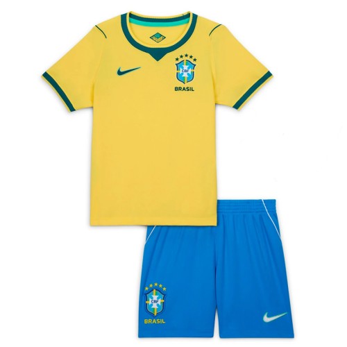 Brazil Home Kids Football Kit 2026