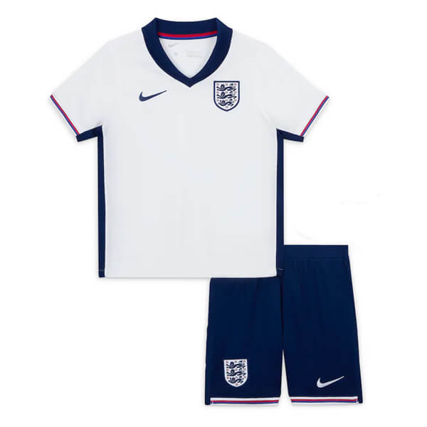England Home Kids Football Kit 2024 - SoccerLord