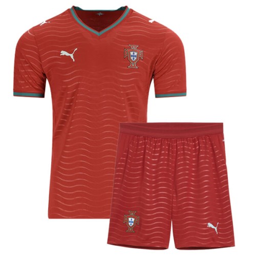 Portugal Home Kids Football Kit 2026