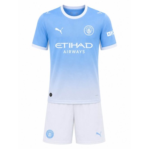 Manchester City Home Kids Football Kit 26 27