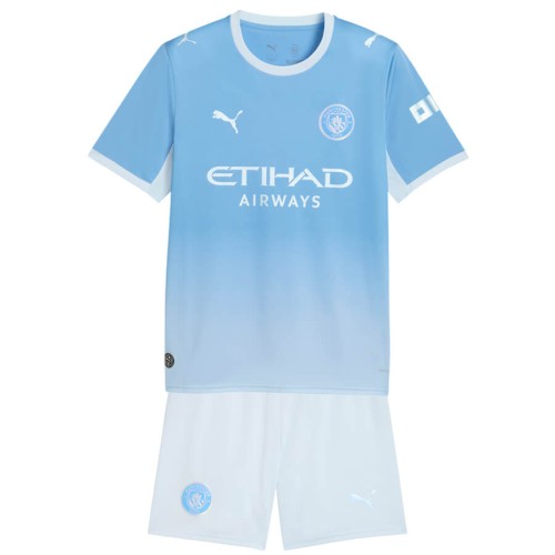Manchester City Home Kids Football Kit 26 27