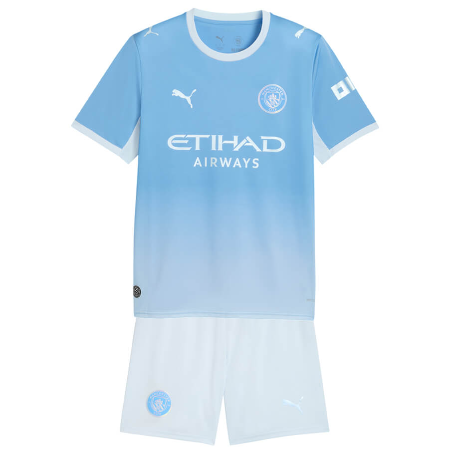 Manchester City Home Kids Football Kit 26 27
