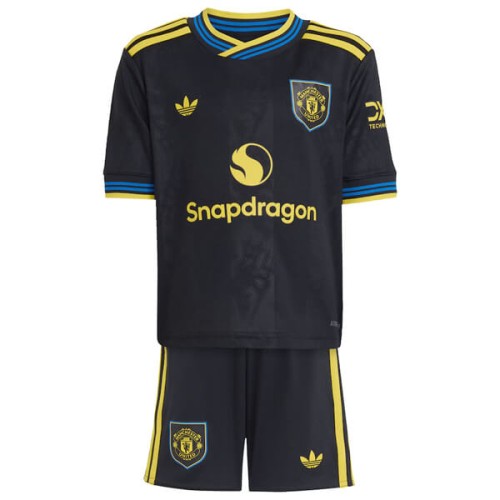 Manchester United Third Kids Football Kit 25 26