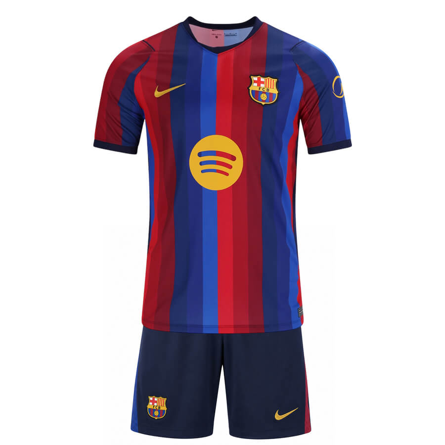 Barcelona Home Kids Football Kit 26 27