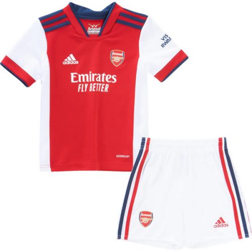 Arsenal Home Kids Football Kit 21 22