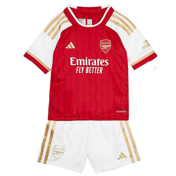 Arsenal Home Kids Football Kit 23 24