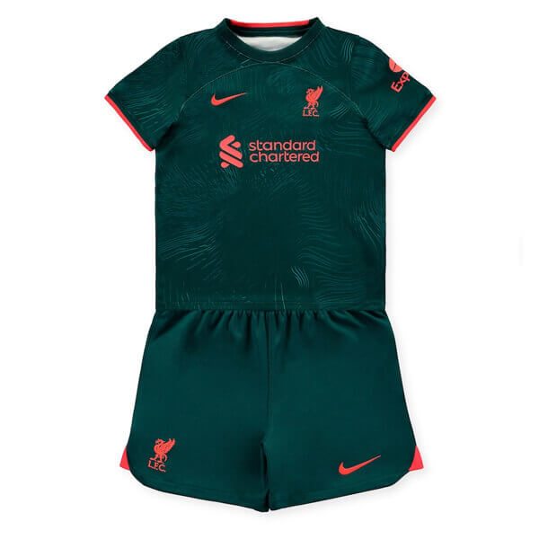 Liverpool Third Kids Football Kit 22 23