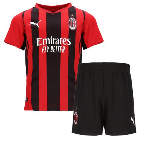 AC Milan Home Kids Football Kit 21 22
