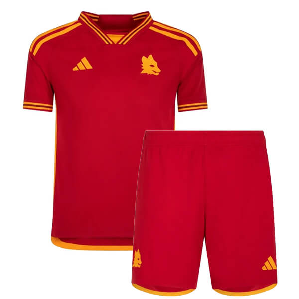 AS Roma Home Kids Football Kit 23 24