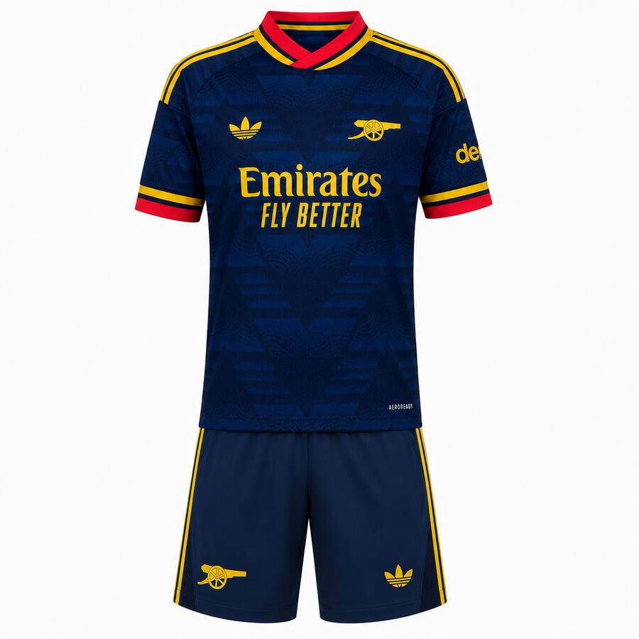 Arsenal Away Kids Football Kit 26 27