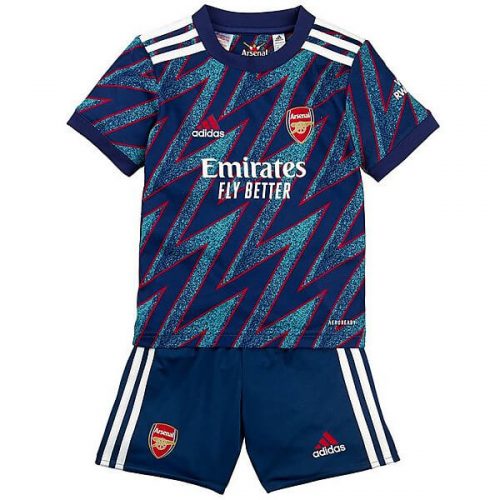 Arsenal Third Kids Football Kit 21 22
