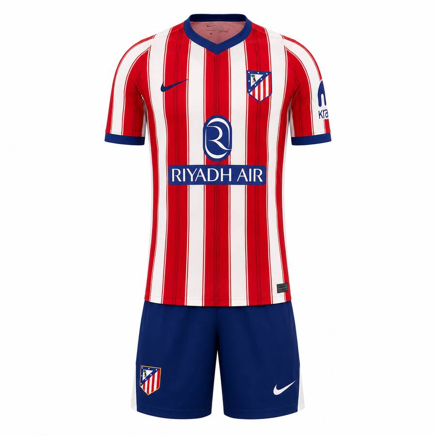Atletico Madrid Home Kids Football Kit 26 27