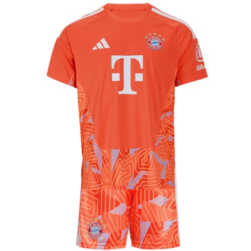 Bayern Munich Goalkeeper Kids Football Kit 26 27 - Orange