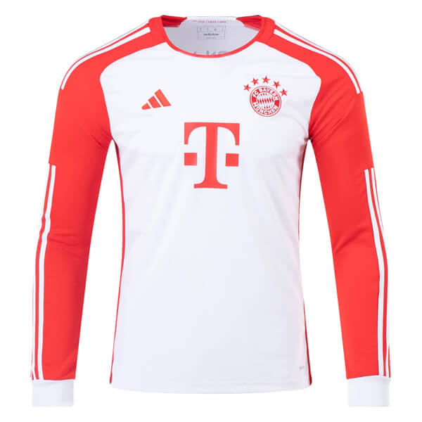 Bayern Munich Home Long Sleeve Football Shirt 23 24