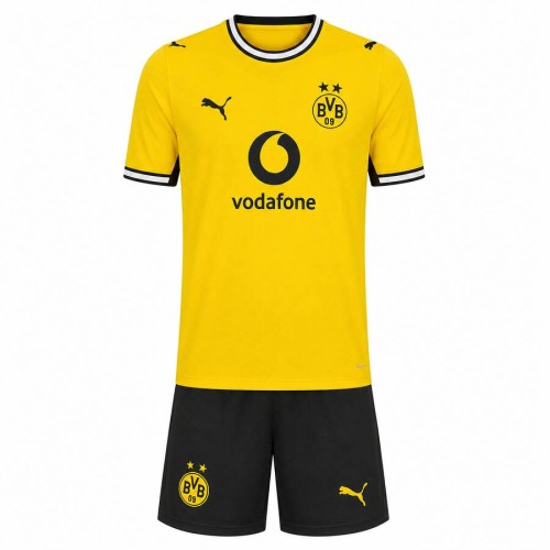Borussia Dortmund Home Kids Football Kit 26 27