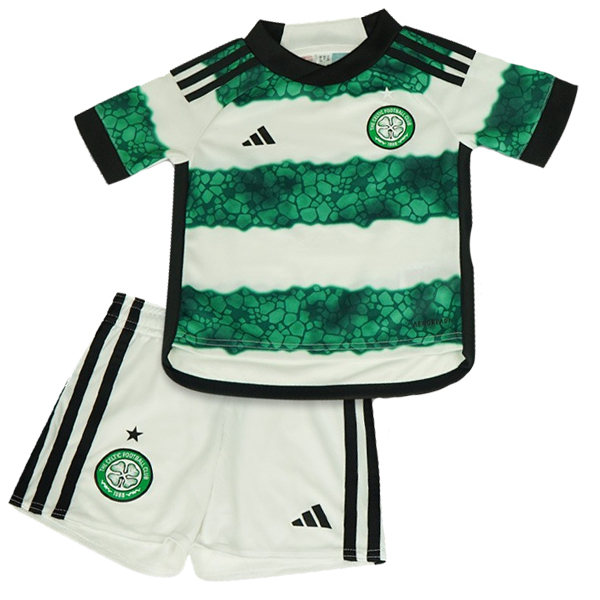 Kids Celtic Home Kit Jersey+Shorts 2023/24