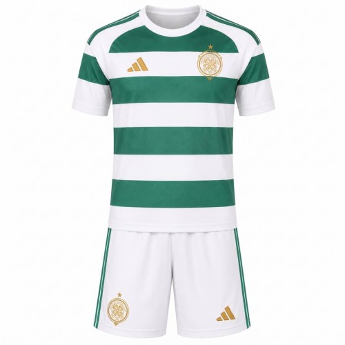 Celtic Home Kids Football Kit 26 27