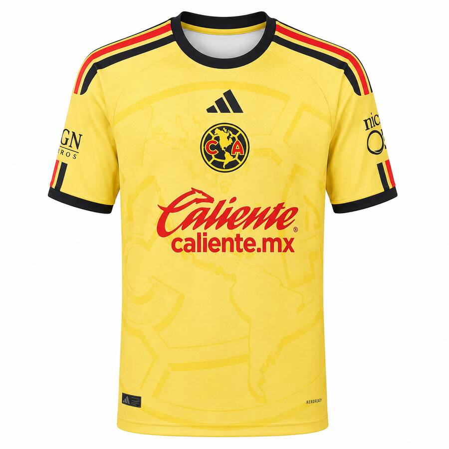 Club America Home Football Shirt 26 27