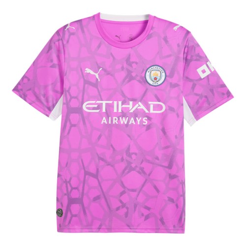 Manchester City Goalkeeper Football Shirt 26 27 - Pink