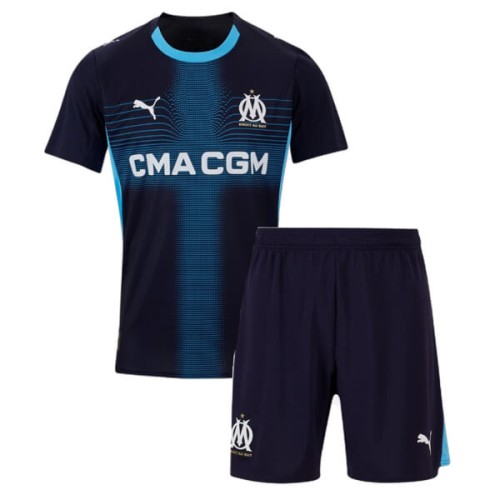 Marseille Away Kids Football Kit 25 26