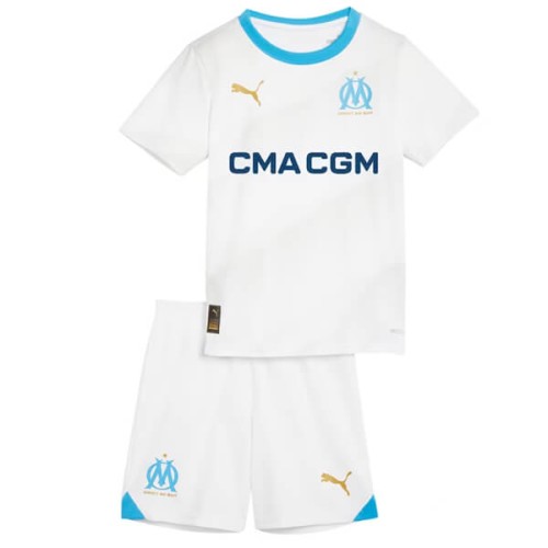 Marseille Home Kids Football Kit 23 24