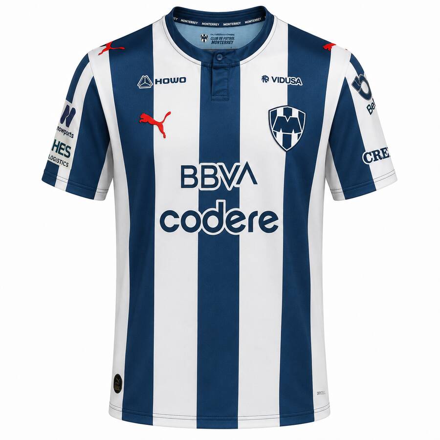 Monterrey Home Football Shirt 26 27
