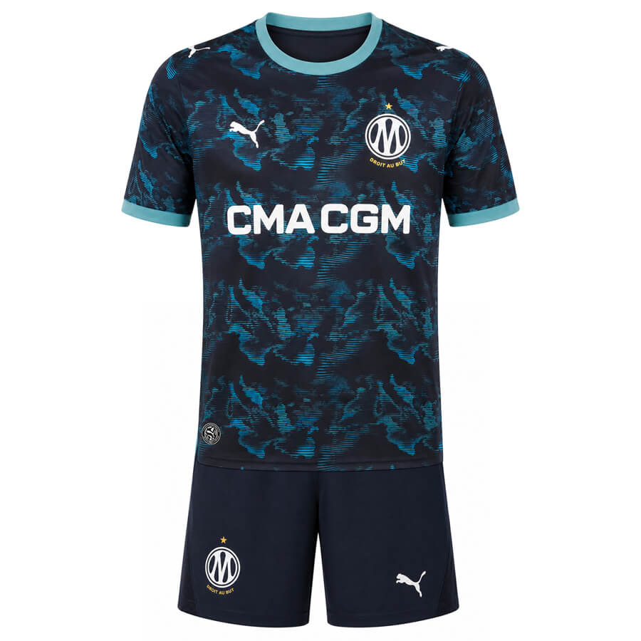 Olympique Marseille Away Kids Football Kit 26 27