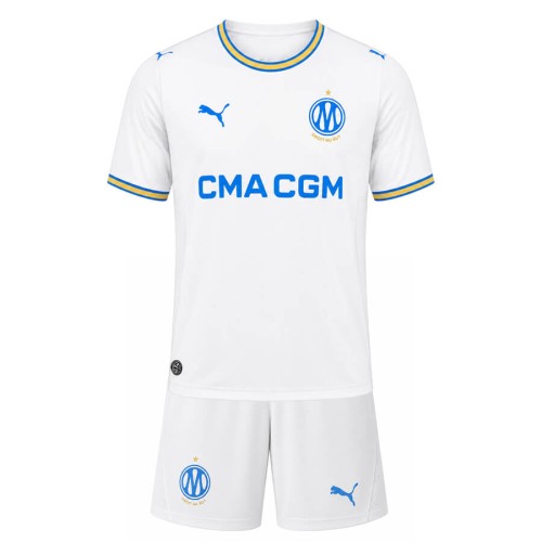 Olympique Marseille Home Kids Football Kit 26 27