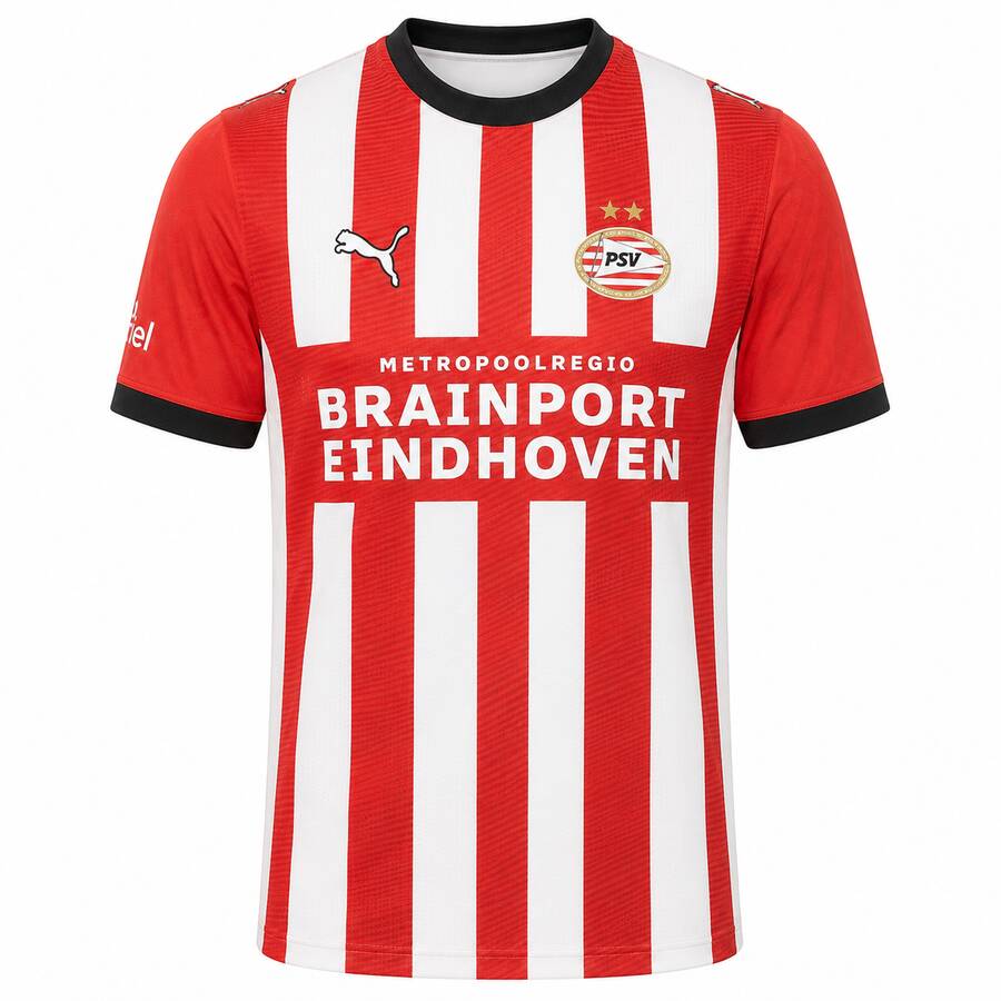 PSV Eindhoven Home Football Shirt 26 27