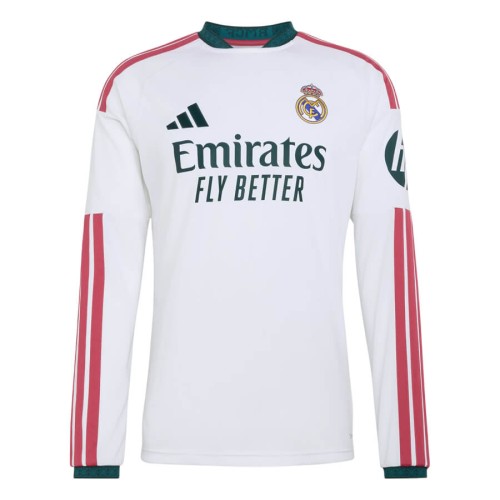 Real Madrid Home Long Sleeve Football Shirt 26 27