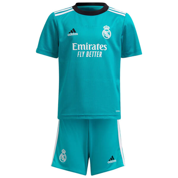 Real Madrid Third Kids Football Kit 21 22