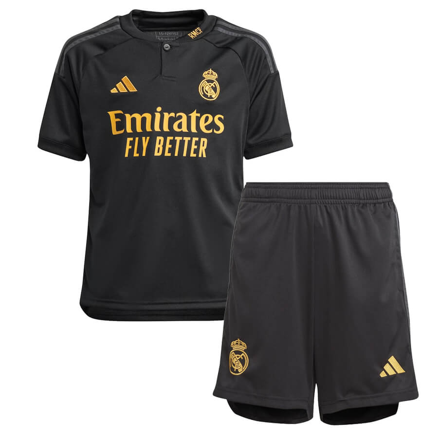 Real Madrid Third Kids Football Kit 23 24