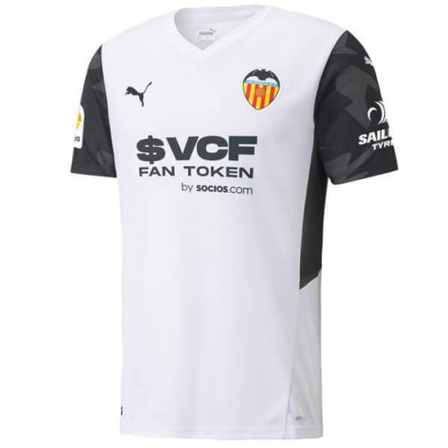 Valencia Home Football Shirt 21 22
