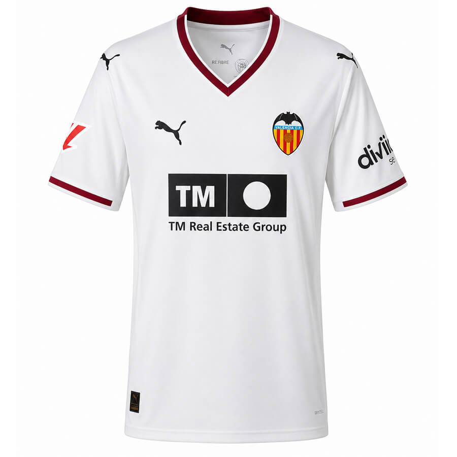 Valencia Home Football Shirt 26 27