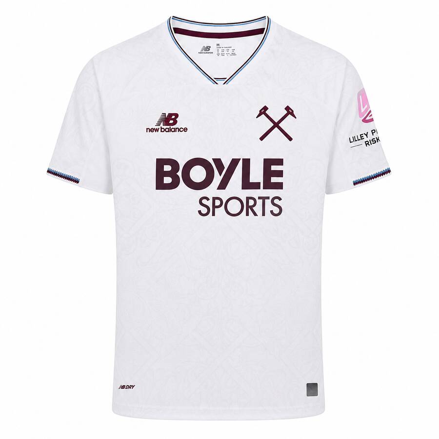 West Ham United Away Football Shirt 26 27