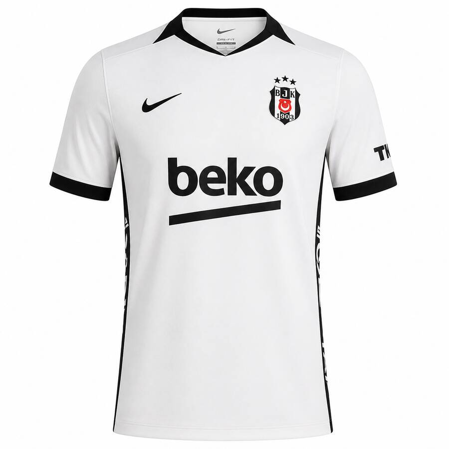 Besiktas Home Football Shirt 26 27