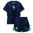 Brazil Away Kids Football Kit 2026