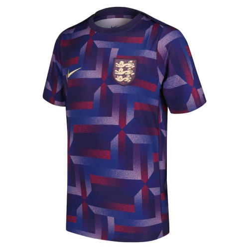 England Pre Match Training Football Shirt - Purple