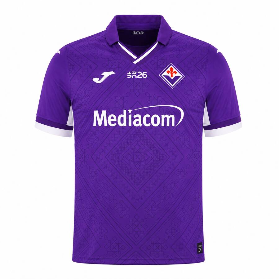 Fiorentina Home Football Shirt 26 27